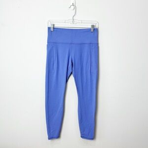 Athleta Transcend Stash Tight Pocket Leggings Periwinkle